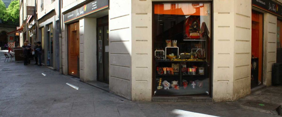 Façade maasin chocolaterie yves thuries